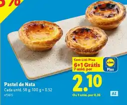 Lidl PASTEL DE NATA promoção