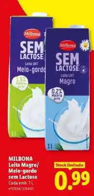 Lidl MILBONA promoção