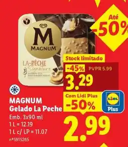 Lidl MAGNUM promoção