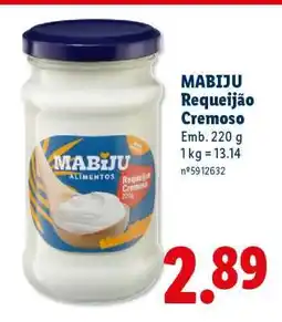 Lidl MABIJU Requeijão Cremoso promoção
