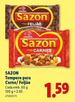 Lidl SAZON Tempero para Carne/Feijão promoção