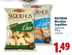 Lidl NAZINHA Biscoitos Sequilhos promoção