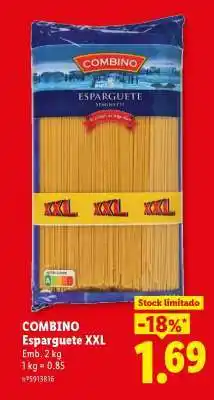 Lidl COMBINO Esparguete XXL promoção
