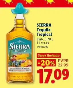 Lidl SIERRA Tequila Tropical promoção