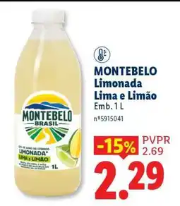 Lidl MONTEBELO Limonada Lima e Limão promoção