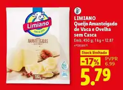 Lidl LIMIANO Queijo Amanteigado de Vaca e Ovelha sem Casca promoção