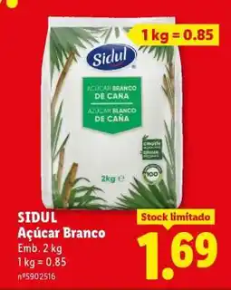 Lidl SIDUL Açúcar Branco promoção