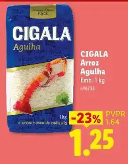 Lidl Cigala Arroz Agulha promoção