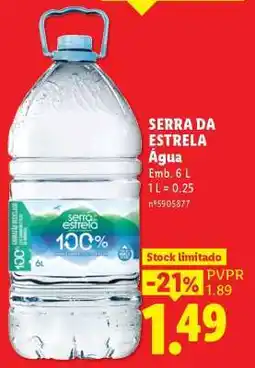 Lidl Serra da Estrela Água promoção