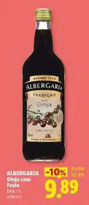 Lidl ALBERGARIA Ginja com Fruto promoção
