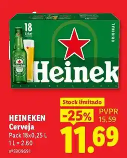 Lidl Heineken Cerveja promoção
