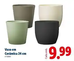 Lidl Vaso em Cerâmica 24 cm promoção
