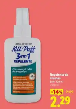 Lidl Repelente de Insetos promoção
