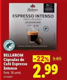 Lidl Bellarom Cápsulas de Café Espresso Intenso promoção