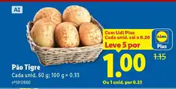 Lidl Pão Tigre promoção