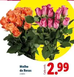 Lidl Molho de Rosas promoção