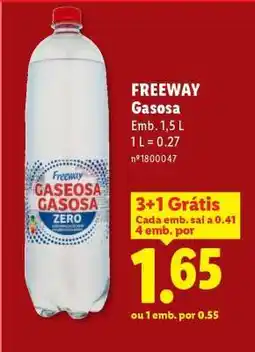 Lidl FREEWAY Gasosa promoção