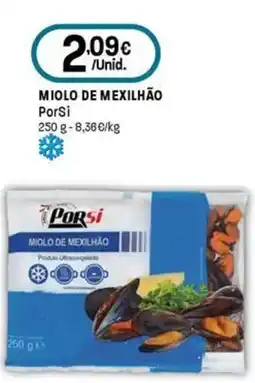 Intermarché Miolo de mexilhão PorSi promoção