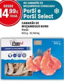 Intermarché Camarão de moçambique PorSi promoção