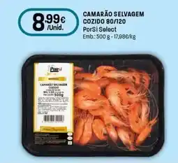 Intermarché Camarão selvagem cozido promoção