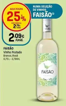 Intermarché Faisão Vinho Frutado promoção