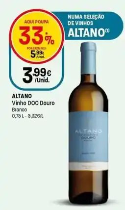 Intermarché Altano Vinho DOC Douro Branco promoção