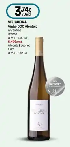 Intermarché Vidigueira Vinho DOC Alentejo promoção