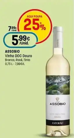 Intermarché Assobio Vinho DOC Douro Branco, Rosé, Tinto promoção