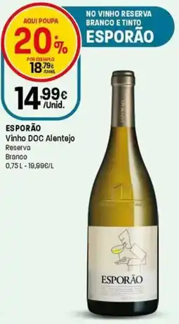 Intermarché Esporão Vinho DOC Alentejo promoção