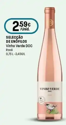 Intermarché Selecção de enofilos Vinho Verde DOC Rose promoção
