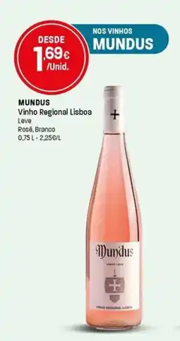 Intermarché MUNDUS Vinho Regional Lisboa promoção
