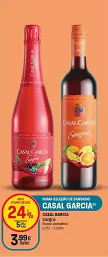 Intermarché Casal garcia Sangria Frutos Vermelhos promoção
