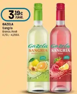 Intermarché GAZELA Sangria Branca, Rosé promoção