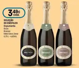 Intermarché Seleção de enofilos Espumante Bruto Branco; Melo Seco, Doce promoção