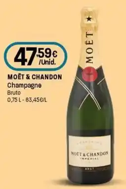 Intermarché Moët & chandon Champagne Bruto promoção