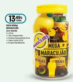 Intermarché Pack mega maracujão Licor Beirão promoção