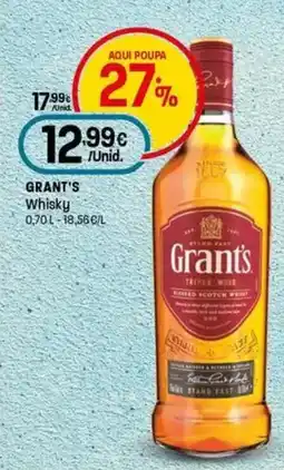 Intermarché Grant's Whisky promoção