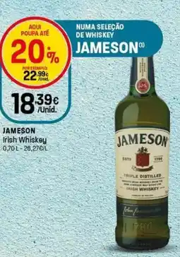 Intermarché Jameson Irish Whisky promoção