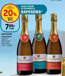 Intermarché RAPOSEIRA Espumante Reserva Doce, Bruto, Meio-Seco promoção