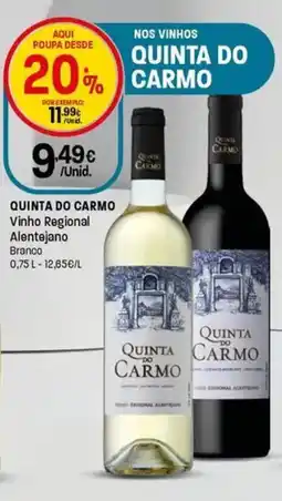 Intermarché Quinta Do Carmo Vinho Regional Alentejano Branco promoção