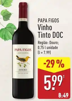 ALDI Papa Figos Vinho Tinto Doc promoção