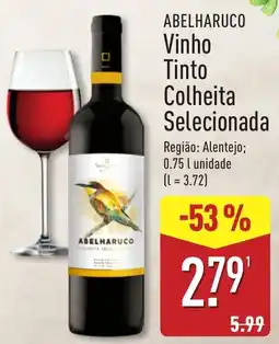 ALDI Abelharuco vinho tinto colheita selecionada promoção