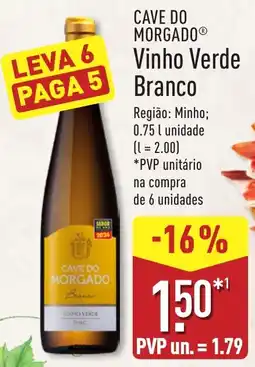 ALDI Cave do Morgado Vinho Verde Branco promoção