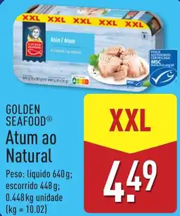 ALDI Golden Seafood Atum ao Natural promoção
