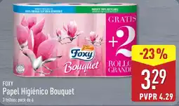 ALDI Foxy Papel Higiênico Bouquet promoção