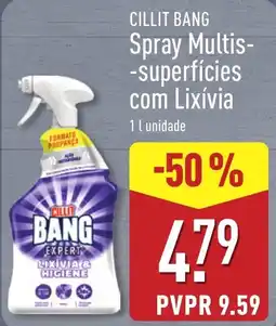 ALDI Cillit bang spray multisuperfícies com lixívia promoção