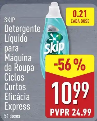 Skip detergente líquido para máquina da roupa ciclos curtos eficácia express