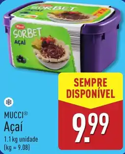 ALDI Mucci açaí promoção