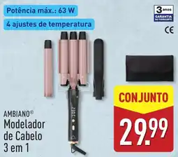 ALDI Ambiano modelador de cabelo 3 em 1 promoção