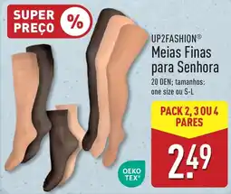 ALDI up2fashion meias finas para senhora promoção